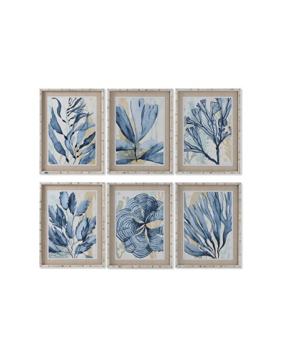 Cadre Home ESPRIT Bleu 50 x 3 x 65 cm (6 Unités)