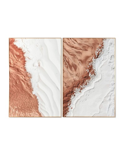 Cadre Home ESPRIT Aluminium Bois MDF 80 x 3,5 x 120 cm