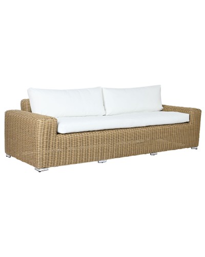 Gartenbank Home ESPRIT Beige Hellbraun 222 x 87 x 63 cm