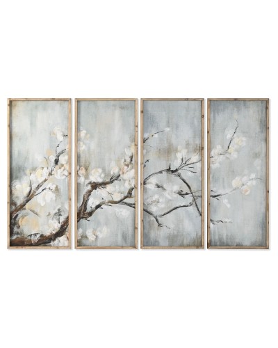 Bild Home ESPRIT Blau Weiß Braun Orientalisch 200 x 2,5 x 120 cm