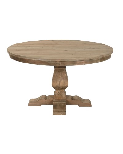 Mesa de Comedor Home ESPRIT Madera Reciclada Madera de abeto 140 x 140 x 76 cm