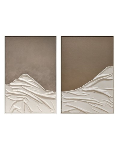 Maalaus 3D Home ESPRIT polystyreeni 83 x 4 x 123 cm