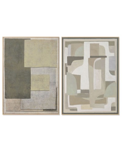 Canvas Home ESPRIT Modern 103 x 4 x 143 cm (2 Stuks)