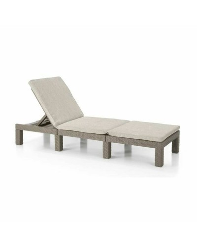 Sun-lounger Allibert by KETER Daytona 195 x 65 x 25,5 cm Beige