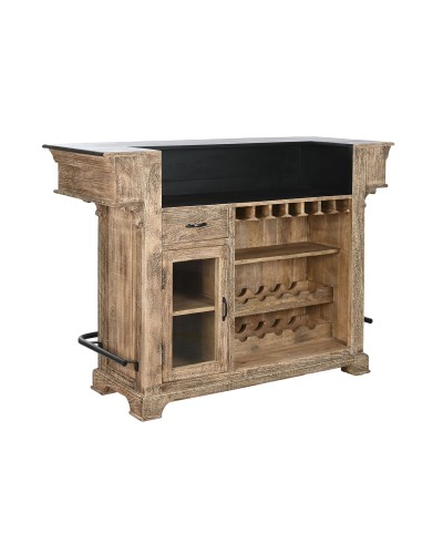 Barmeubel Home ESPRIT Bruin Zwart Natuurlijk 152 x 61 x 107 cm BAR