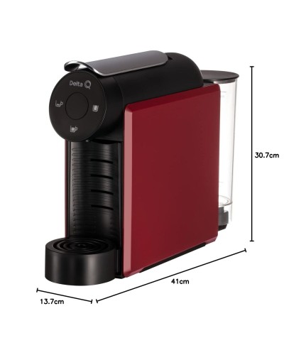 Cafetera Superautomática Delta Q Mini Qool Rojo
