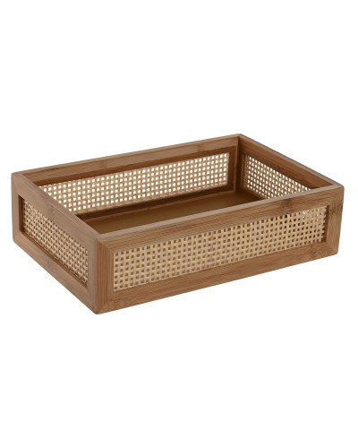 Välipalatarjotin Home ESPRIT Luonnollinen 26 x 17 x 7 cm