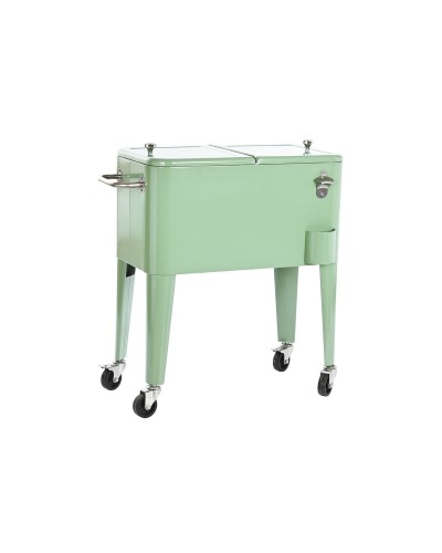Portable Fridge Home ESPRIT Green Steel polypropylene 56 L 74 x 43 x 80 cm