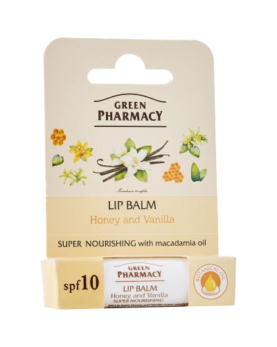 Lipbalsem Green Pharmacy Honey and Vanilla 3,6 g Crème