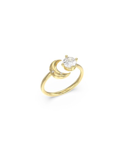 Anillo Mujer Guess JUBR06237JWYG56 Dorado 16