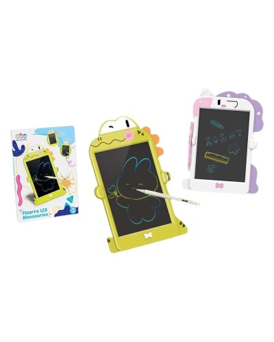 LCD Writing and Drawing Tablet White Green 32 x 23 cm