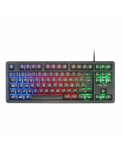 Näppäimistö Mars Gaming MK023ES Musta Espanjalainen Qwerty