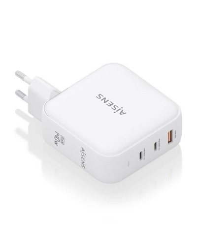 Wall Charger Aisens ASCH-140W3P030-W White Multicolour 140 W