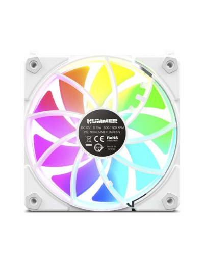 Ventilador de Caja Nox HUMMER EASYLINK ARGB Ø 12 cm (1 unidad)