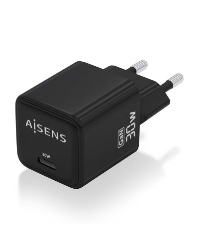 Wall Charger Aisens ASCH-30W1P036-BK Black Multicolour 33 W