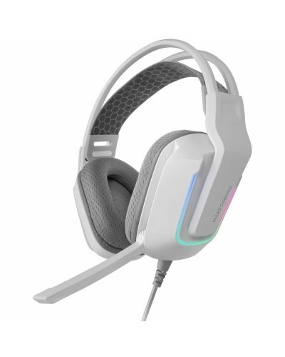 Casques avec Micro Gaming Mars Gaming MH-Strike Blanc Multicouleur