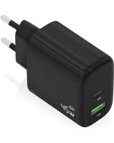 Wall Charger Aisens A110-0972 Black 45 W