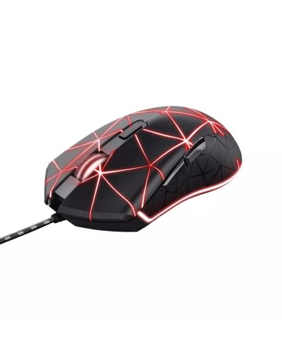 Ratón Gaming Trust GXT 133 Locx 4000 dpi Negro Rojo