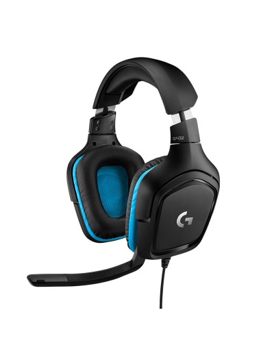 Gaming Headset mit Mikrofon Logitech 981-000770 Blau Schwarz