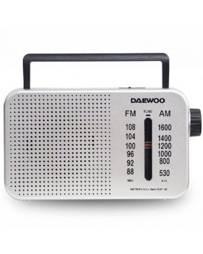 Tragbares Radio Daewoo DW1122 Silber