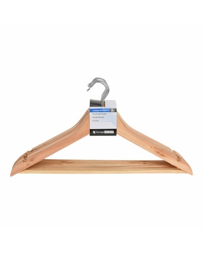 Kleiderbügel Aufbewahrungslösungen aus Holz (8er-Set) - Platzsparende Lösung für Kleiderschränke
