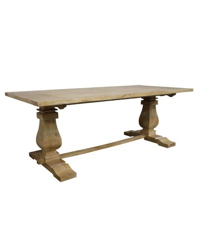 Eettafel Home ESPRIT Natuurlijk Hout Mangohout 215 x 100 x 76 cm