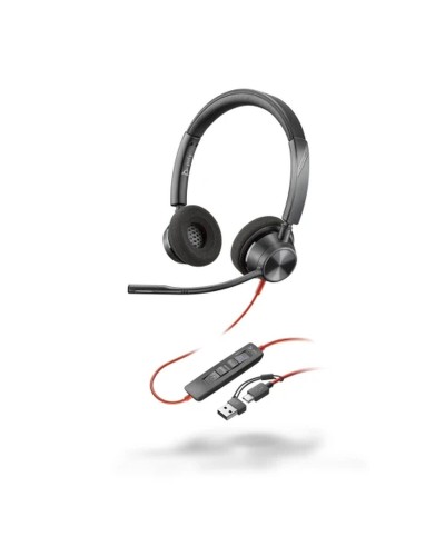 Auriculares Poly BW 3320 Negro