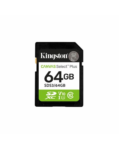 Micro-SD Minneskort med Adapter Kingston SDS3/64GB 64 GB