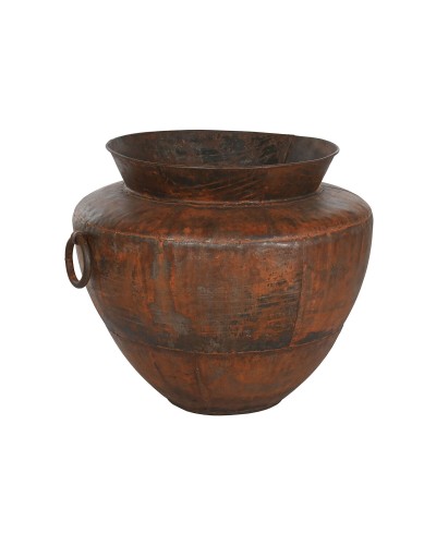 Maljakko Home ESPRIT Tummanruskea Rauta 80 x 80 x 67 cm