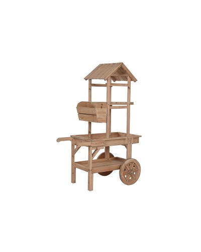 Bordsställ Home ESPRIT Gran Granträ Trä MDF 87 x 42 x 135 cm