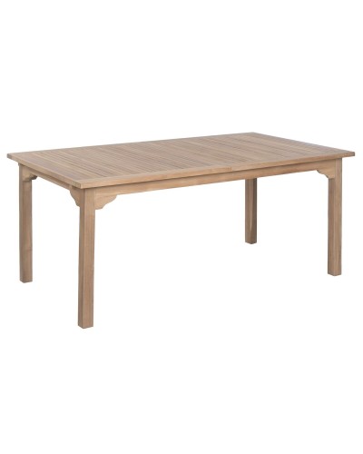 Mesa de Comedor Home ESPRIT Marrón Teca 180 x 100 x 75 cm