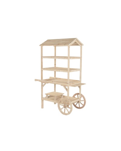 Carrello Home ESPRIT Legno di abete Legno MDF 115 X 68 X 168 CM