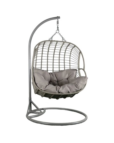 Trädgårdssoffa Home ESPRIT Grå 105 X 33 X 105 CM