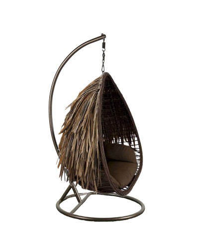 Puutarhasohva Home ESPRIT Ruskea 97 X 69 X 123 CM