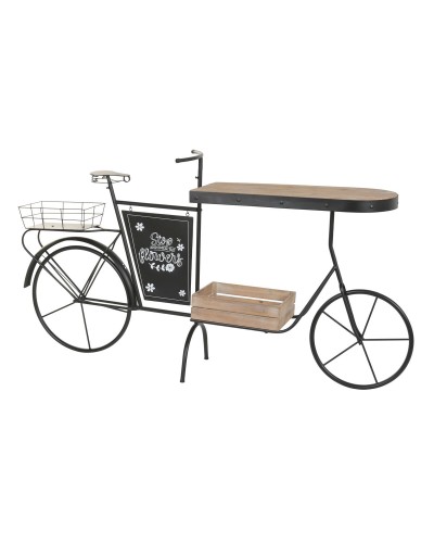 Thekendisplay Home ESPRIT Holz Metall 187 X 39 X 100 CM