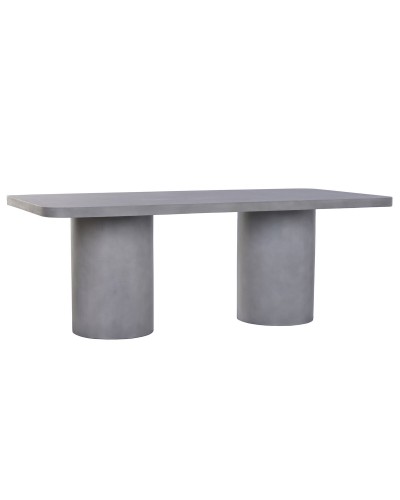 Tavolo da Pranzo Home ESPRIT Grigio Calcestruzzo 200 x 100 x 74 cm