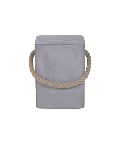 Tavolo aggiuntivo Home ESPRIT Grigio 35 x 35 x 46 cm