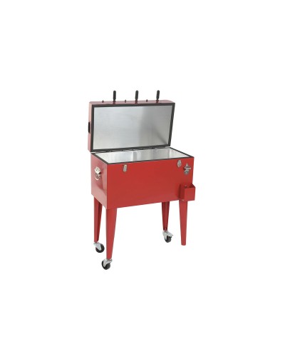 Frigo Portatile Home ESPRIT Rosso Metallo polipropilene 71 X 59 X 95 CM