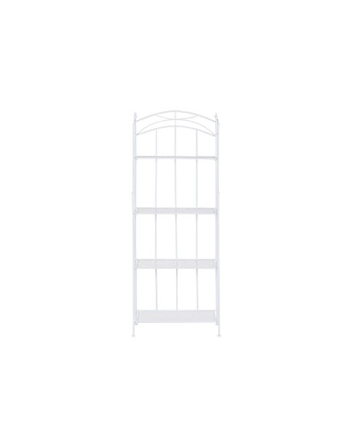 Shelves Home ESPRIT White Iron 4 Shelves 58 X 28 X 160 CM