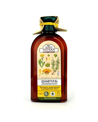 Shampoo rasvaisille hiuksille Green Pharmacy Rosmari 350 ml