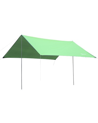  Tenda da Sole Portatile 3x3 m, Tendalino Parasole Impermeabile per Campeggio, e Spiaggia, Verde