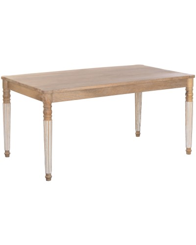 Table de Salle à Manger Home ESPRIT Marron Bois de manguier 160 x 90 x 76 cm