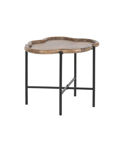 Bijzettafel Home ESPRIT Bruin Zwart 60 X 50 X 47 CM