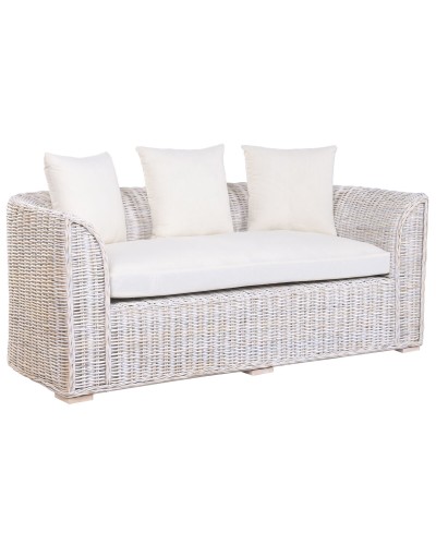 Sofa Home ESPRIT Wit Bali Decapé 174 x 88 x 69 cm