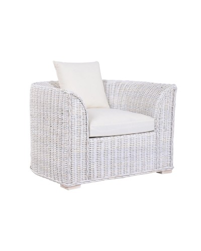 Fåtölj Home ESPRIT Vit 100 x 78 x 68 cm