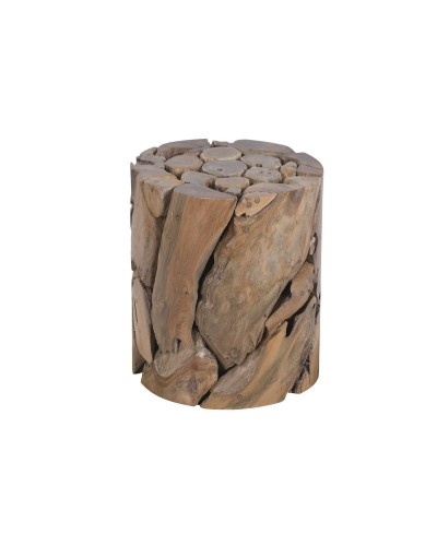 Footrest Home ESPRIT Brown 35 x 35 x 40 cm