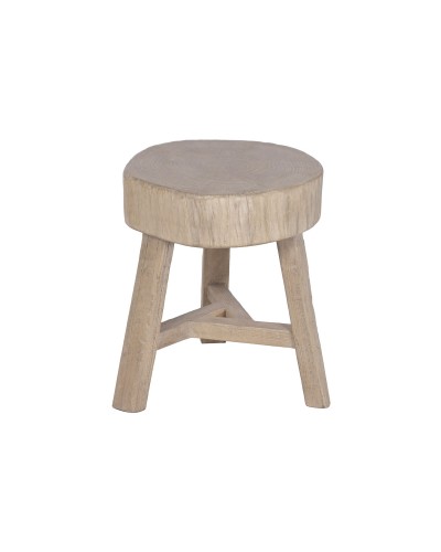 Mesa auxiliar Home ESPRIT Natural 46 x 46 x 50 cm
