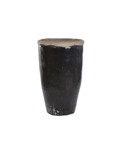 Vase Home ESPRIT Schwarz Lehm Orientalisch 58 X 58 X 95 CM