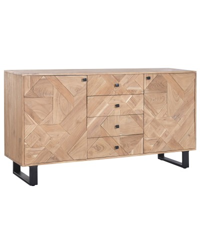Sideboard Home ESPRIT Metal Acacia 160 x 40 x 85 cm