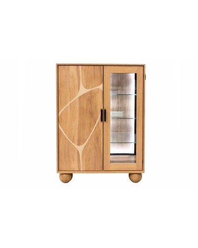 Displayständer Home ESPRIT Kristall Akazienholz 100 x 40 x 150 cm